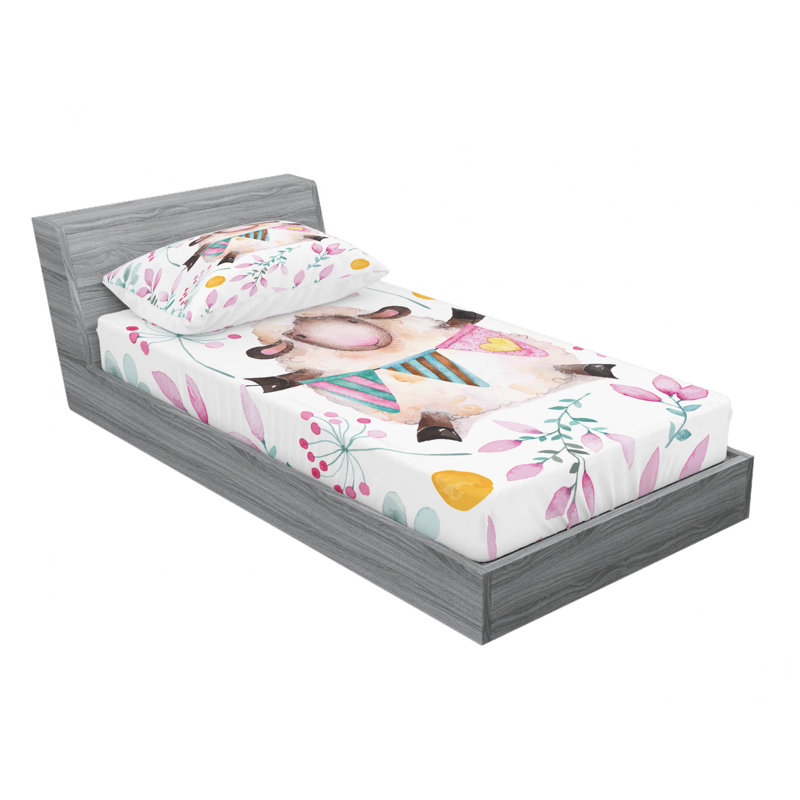 Microfiber Sheet Set, Twin XL Sheet Set with Fitted Sheet