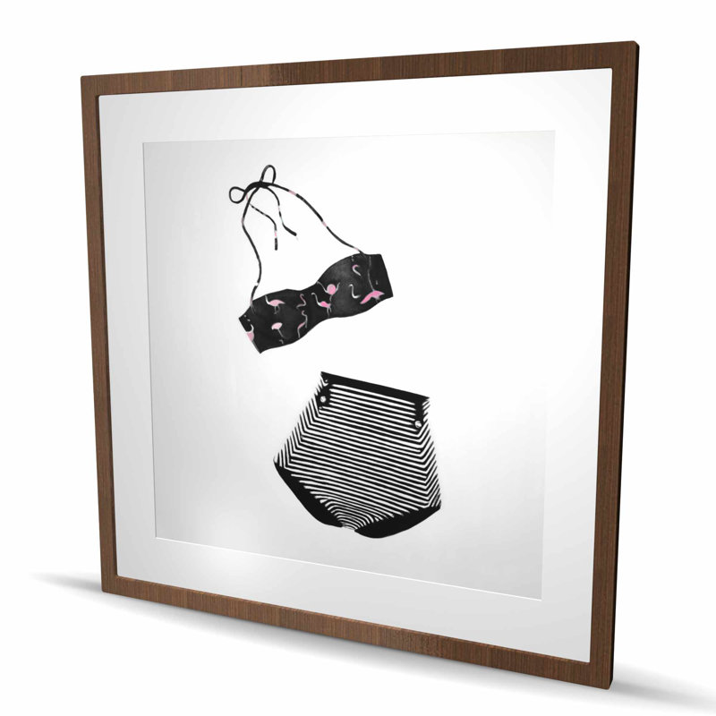 Impression de maillot de bain pour femme rétro
