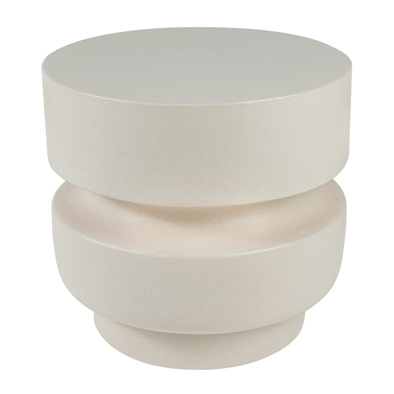 Provenance Signature Outdoor Round Side Table, Sand, Sand, 16"