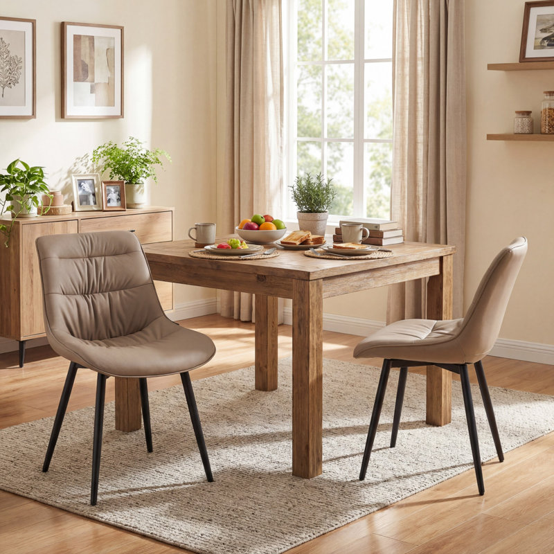 Chaise d'appoint à oreilles avec pieds en métal Modern, Khaki