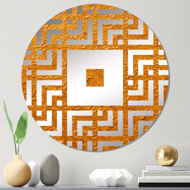 Gertis - Miroir mural carré, 23,6 po x 23,6 po
