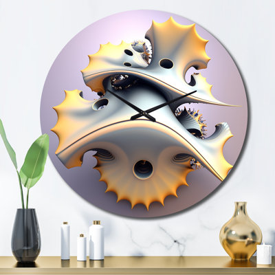 Horloge murale en métal