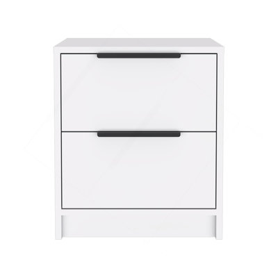 Cannon 2-Drawer Nightstand White