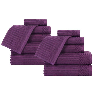 Ruvins 12-Piece Cotton Towel Set