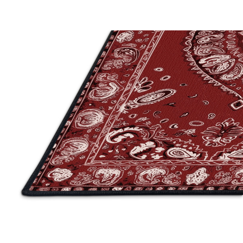  Tapis lavable Bandana, Rectangle de 5 pi x 8 pi
