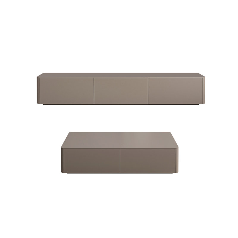 Eco-Friendly TV Stand & Coffee Table Set
