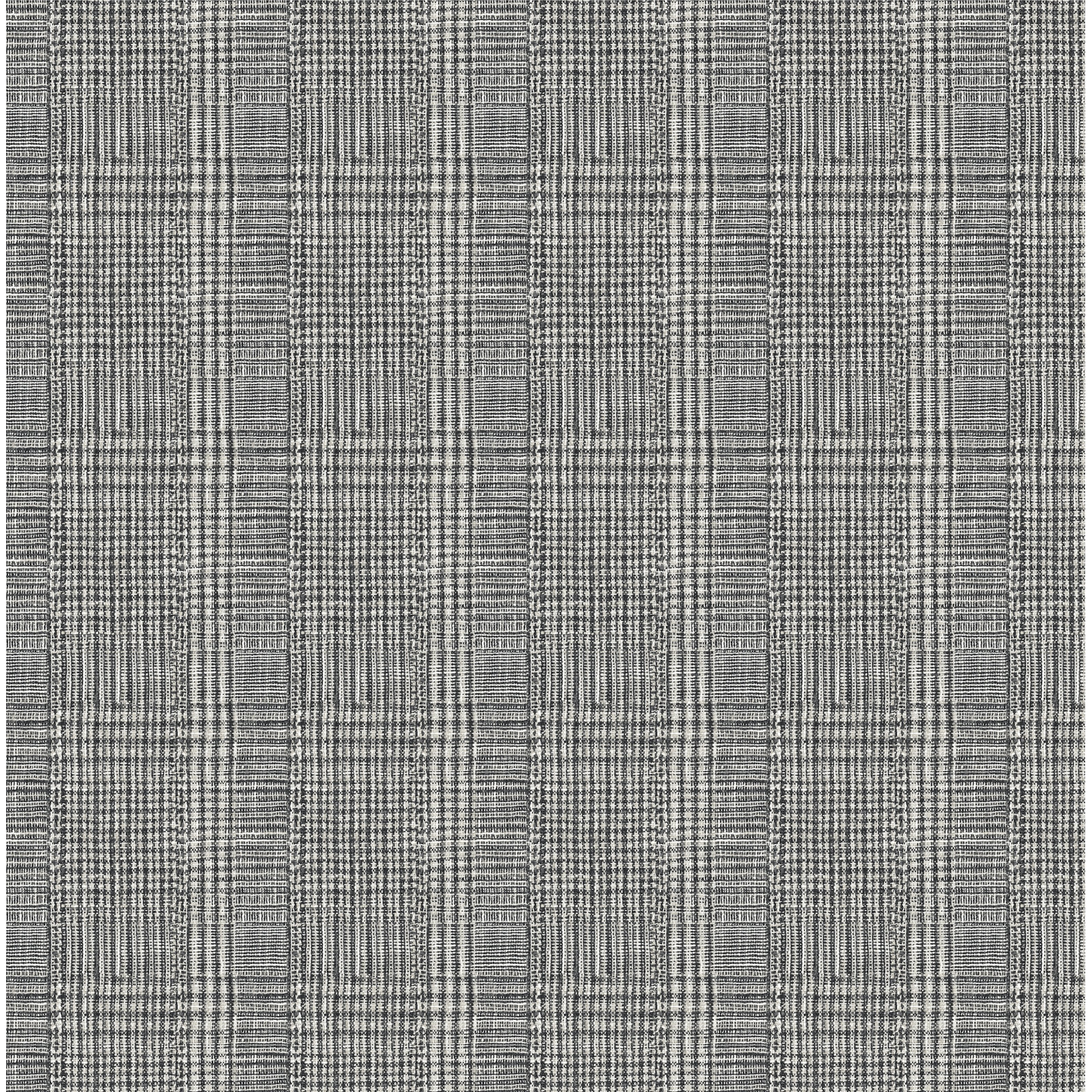Plaid Wallpaper, Black