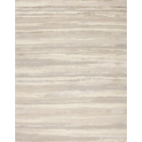 Modern Tibet Hand Knotted Striped Area Rug