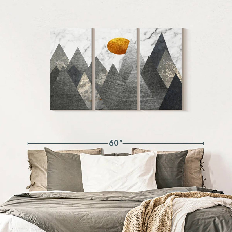 «Geimal Himalayan Mountains», reproduction d'art sur toile, H 45 po x l 28 po x P 1,25 po
