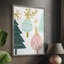 «Christmas Holiday Art CCLXVII», reproduction d'art encadrée - bois massif