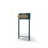 Unique Half Moon Console Table with Rattan Storage for Various Rooms