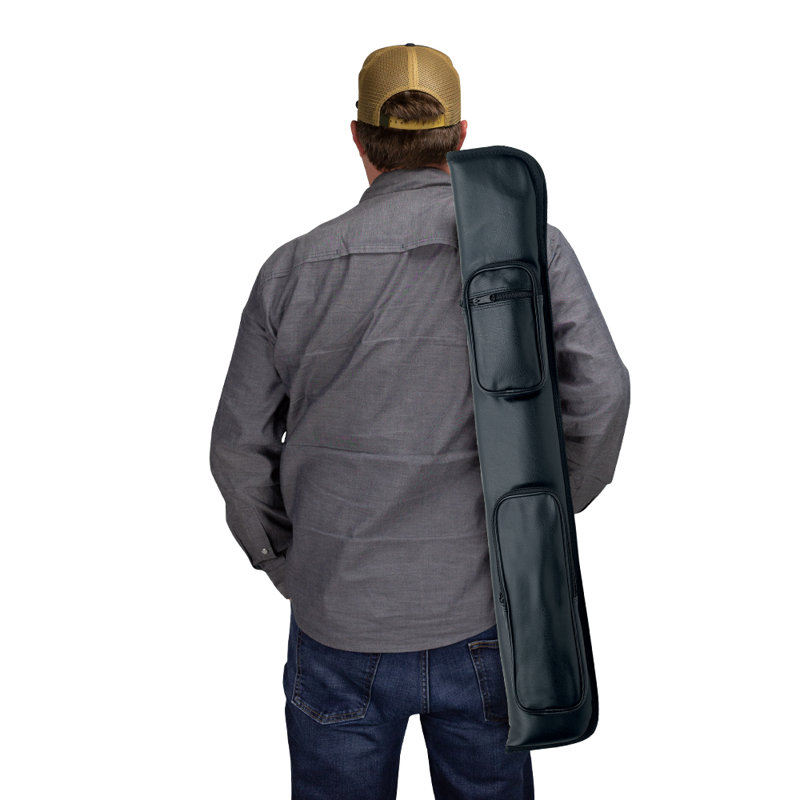 34.5" Deluxe Pool Cue Case in Vinyl/Black