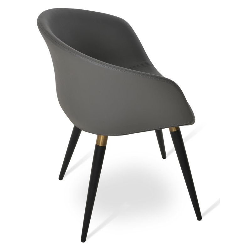 Fauteuil Tribeca Ana, Noir, Similicuir os