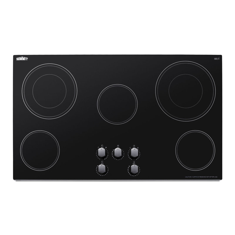 Summit Appliance 36" Black Electric Cooktop
