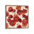 Toile avec cadre en bois brun classique