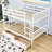 2 Drawers Wooden Bunk Bed with Ladder-1533013098-1533013100