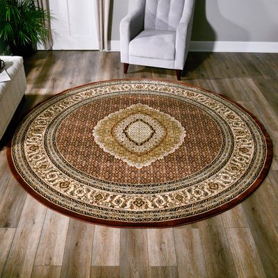Tapis traditionnel brun de la collection Palfrey