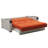 Northerly 74.4 in. Fabric Upholstered 3-Seater Twin 3-in-1 Sleeper Sofa Bed with Storage-1070218380
