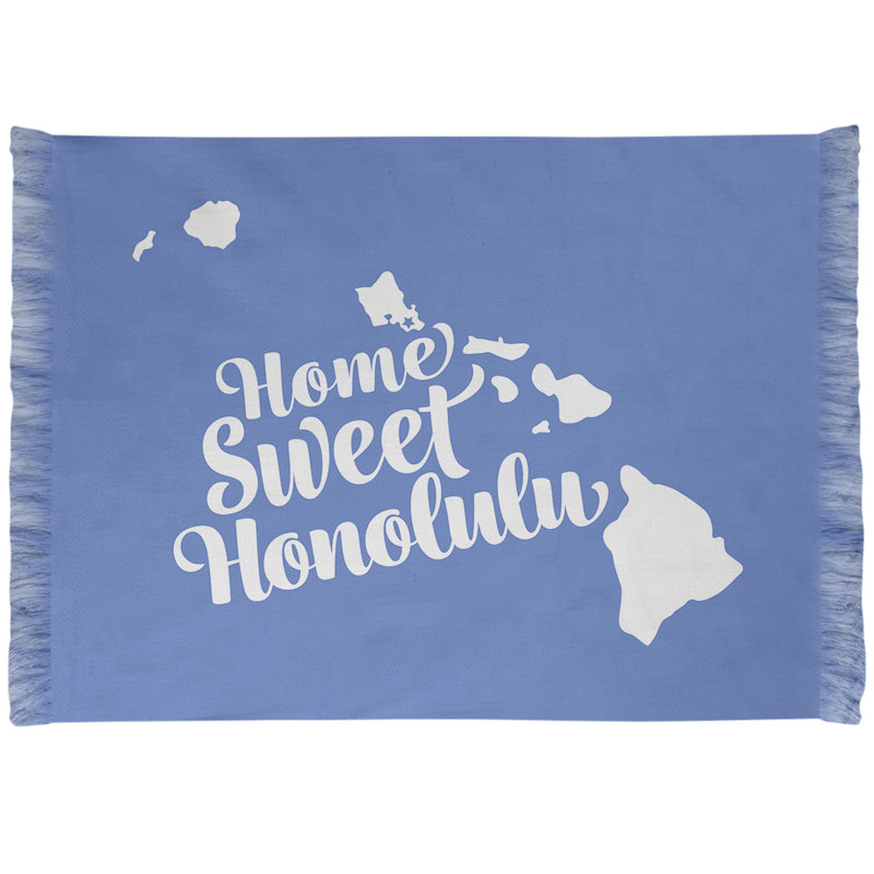 Tapis de la zone bleu hawaii honolulu