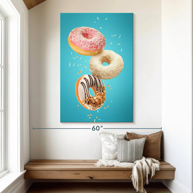 Yarlin Doughnuts And Sprinkles, 51" H x 34" W