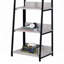 Wendral Natural & Black Finish 16"W Bookshelf