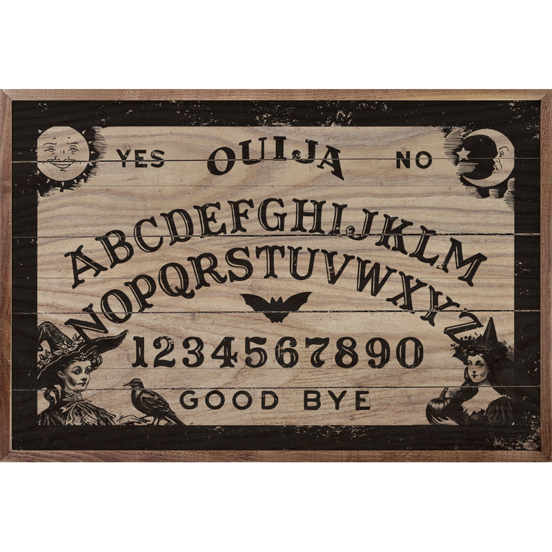 Ouija Board, 16" W x 10" H