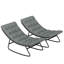 2 chaises berçantes d'extérieur pour porche, patio ou terrasse | Idée de cadeau