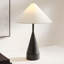 Kelly Wearstler Brachion 1 Light Bedroom Home Office Living Room Lamp With White Linen Shade-1011958220