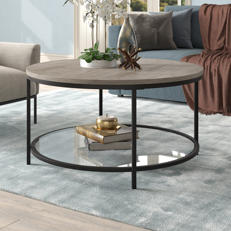 Sevilla Coffee Table, Antiqued Gray Oak