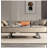 Modern irregular oval stone coffee table-110892077