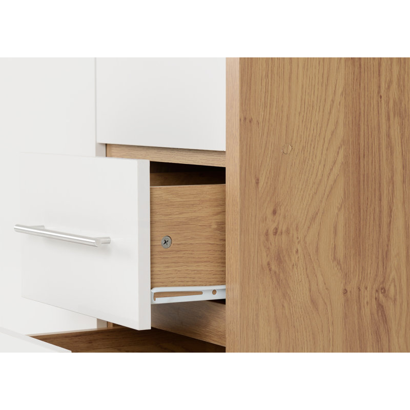 Louisa 3 Door Wardrobe, White