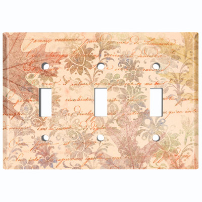 3 - Gang Toggle Light Switch Standard Wall Plate