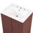 Quentavious 24.09 " W Free Standing Wall Mounted 1 Single Vanity Bathroom Vanity With Ceramic Top