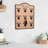 MDF Wall Organizer with Key Hooks