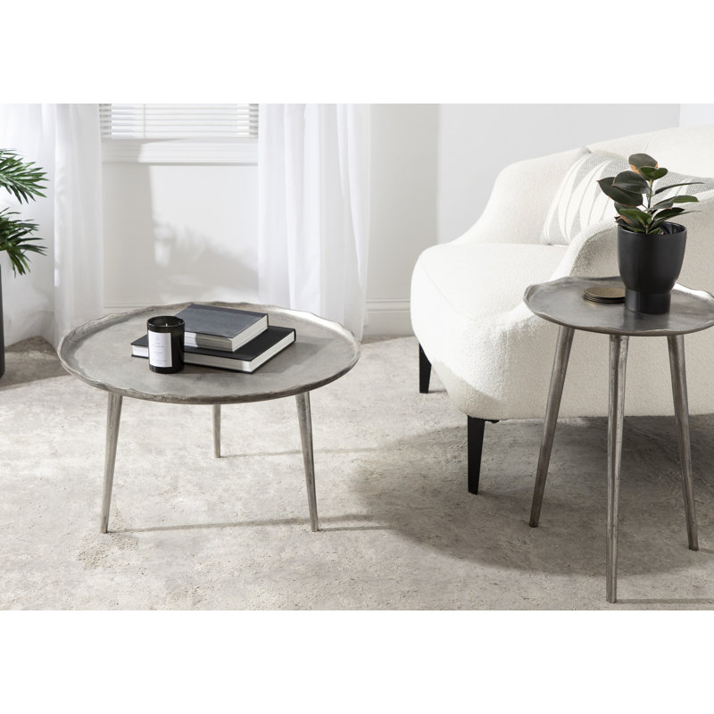 Table basse Avelines, Argent