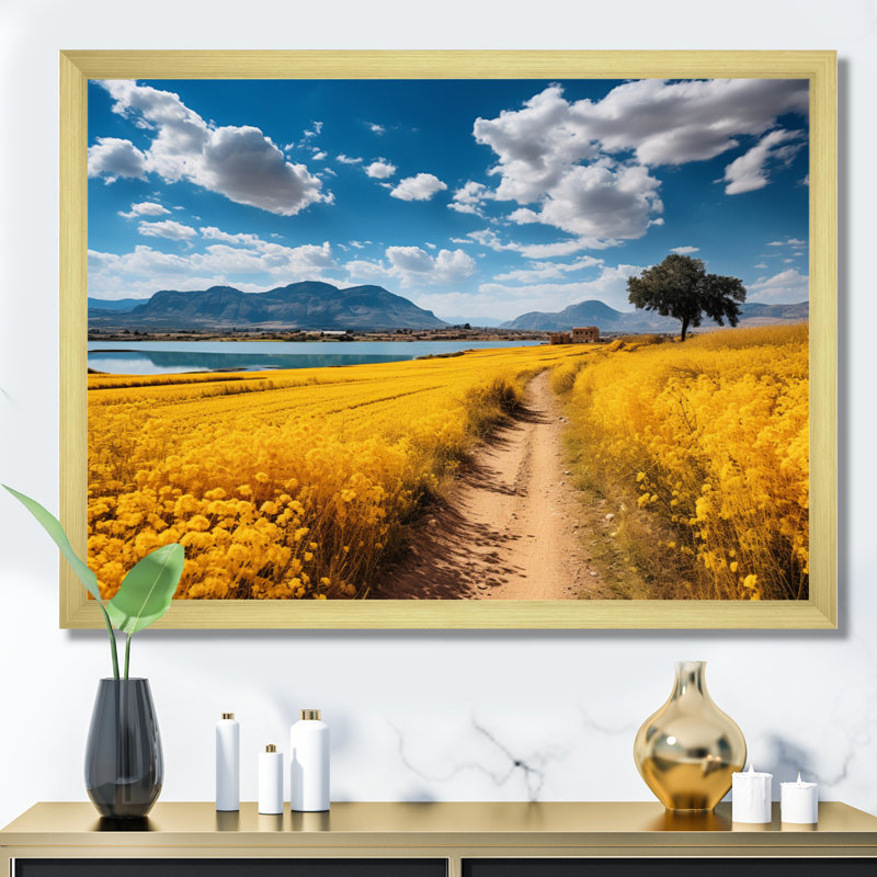 Greece Thracian Serenity - Landscapes Wall Art Prints, H 12 po x l 20 po x P 1 po, Encadrement doré
