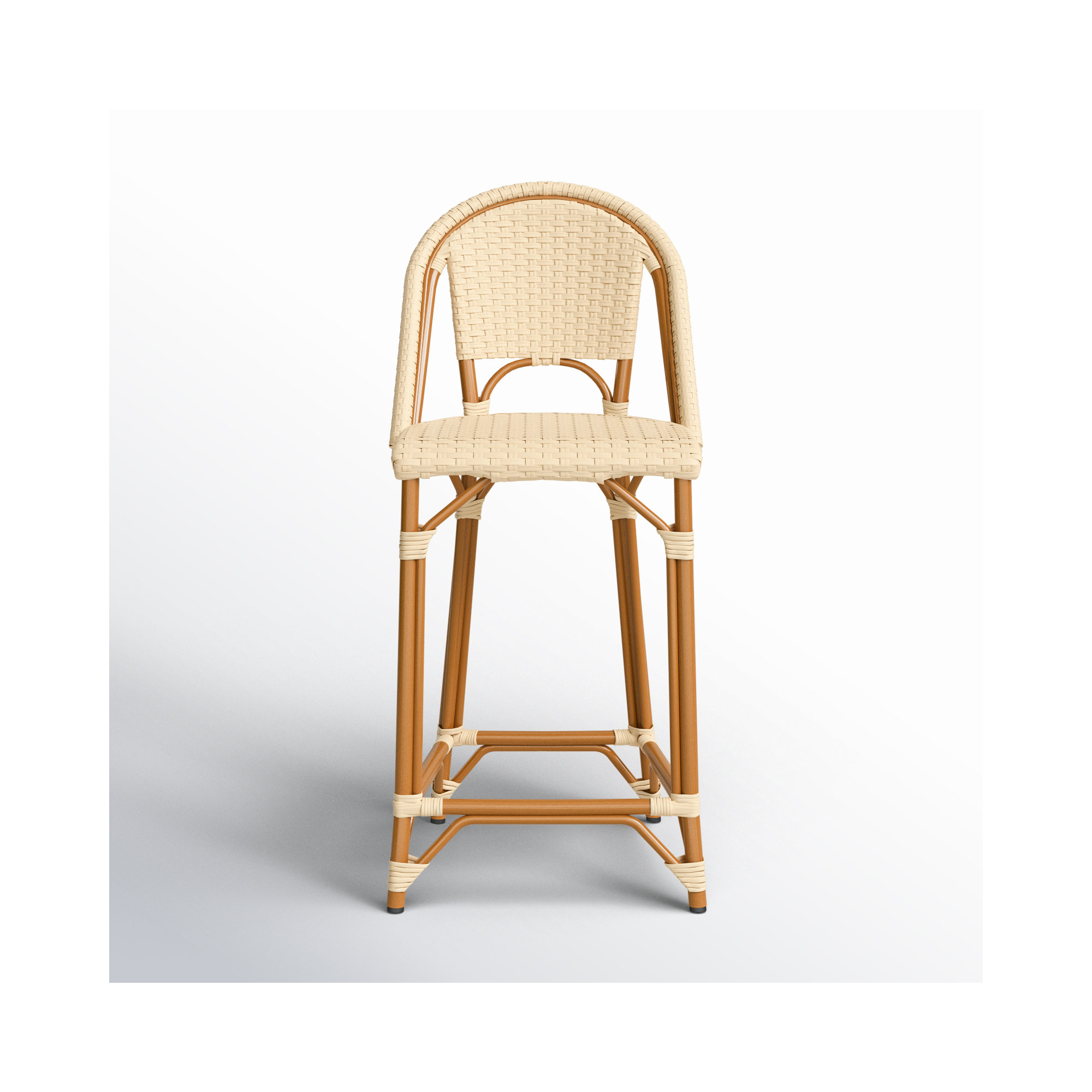 Kesa California 25" Patio Counter Stool, Natural