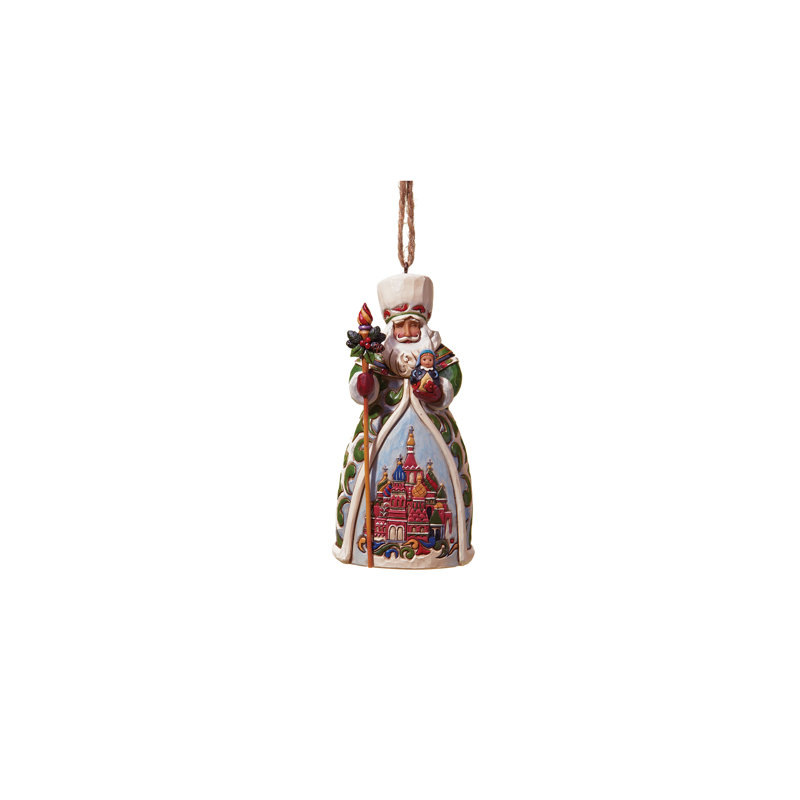 Ornement suspendu Santa Shore de Jim Shore Heartwood Creek H 4,75 po