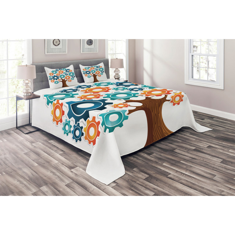Modern & Contemporary Polyester Coverlet