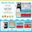 Play Doctor’s Office with Examine Region X-Ray Film ECG Monitor Eye Chart Faucet BLue-123383405