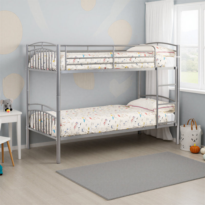 Domenica Single Bunk Bed, Silver