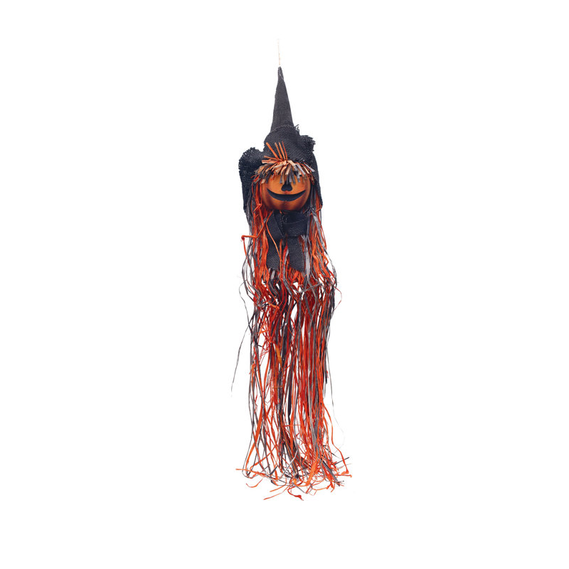 Silhouette d'Halloween tête de sorcière suspendue