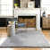 Okan Solid Shag Power Loom Performance Grey Rug