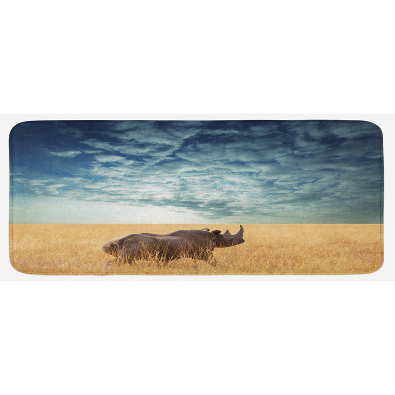 Tapis de cuisine safari