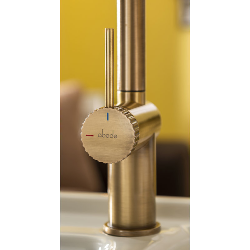 Abode Fraction Single Lever Tap, Antique Brass