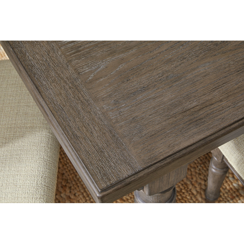 Table de salle à manger à pieds extensible avec 8 chaises et serveur, 10 pièces: table, 8 chaises, buffet