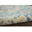 9' X 12' Ivory Floral Power Loom Area Rug