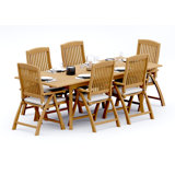 Marley Outdoor - Piece Teak Dining Set