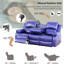 Ensemble de canapé de salon inclinable 3 pièces-2078517470