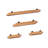 Reggie Solid Mango Wood Wall Mounted Shelves